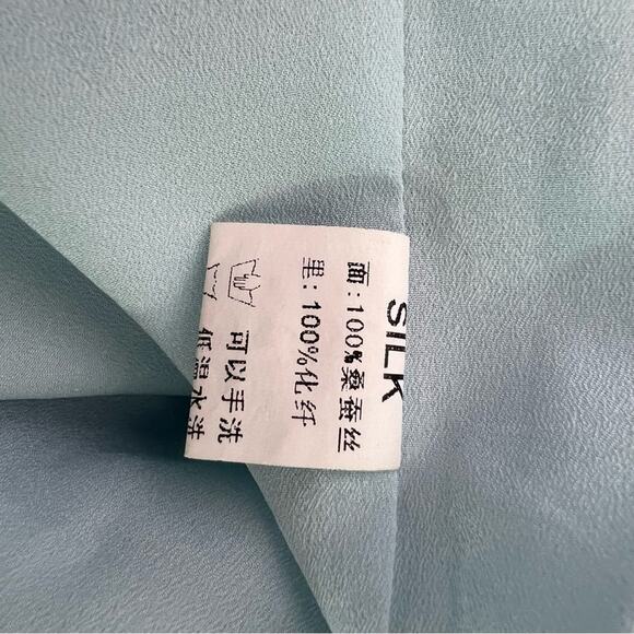 Blue Silk Butterfly Taylor Swift Lover Fit Flare Dress Size 6 - Picture 11 of 12